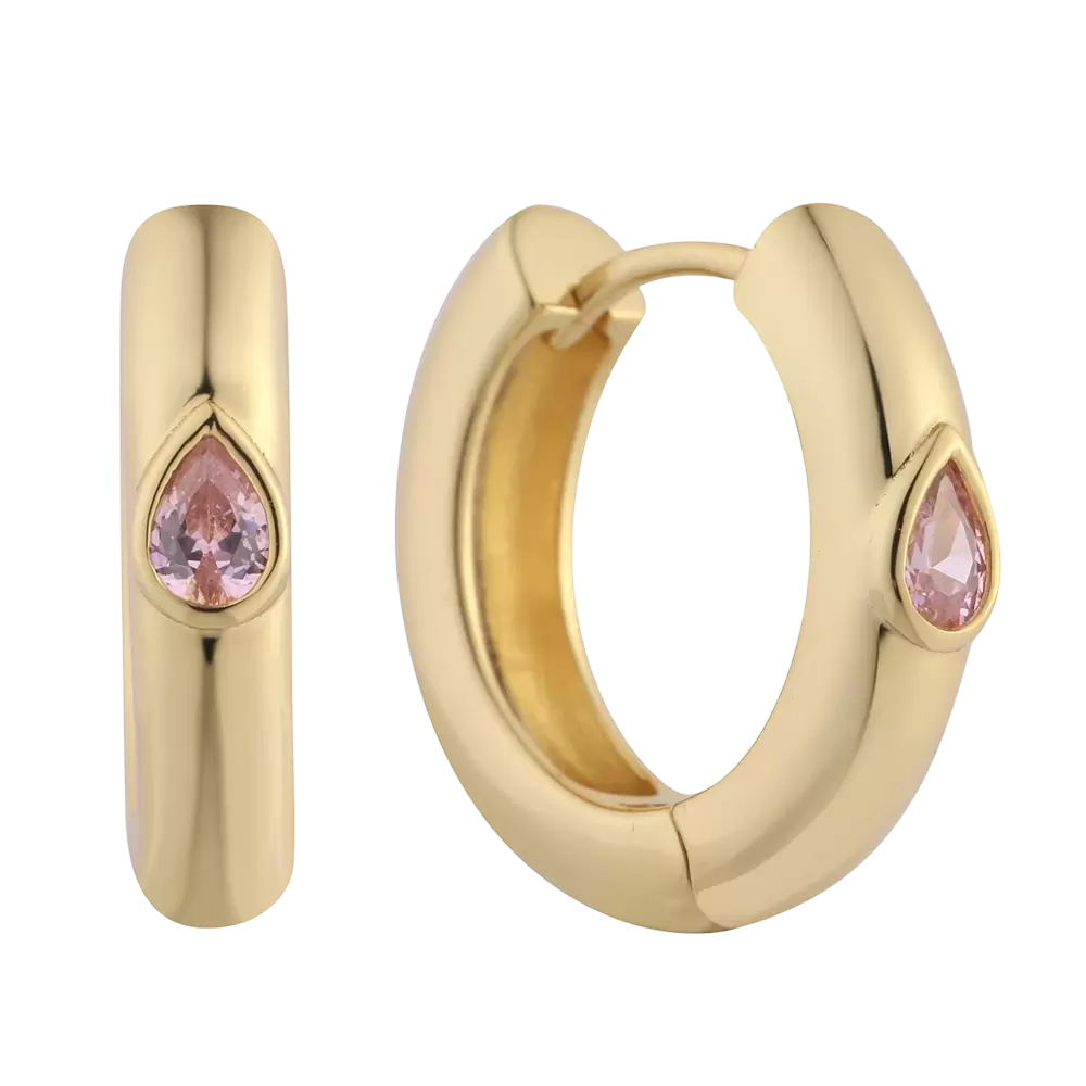 Orecchino in argento sterling 925 con zirconi cubici E07750