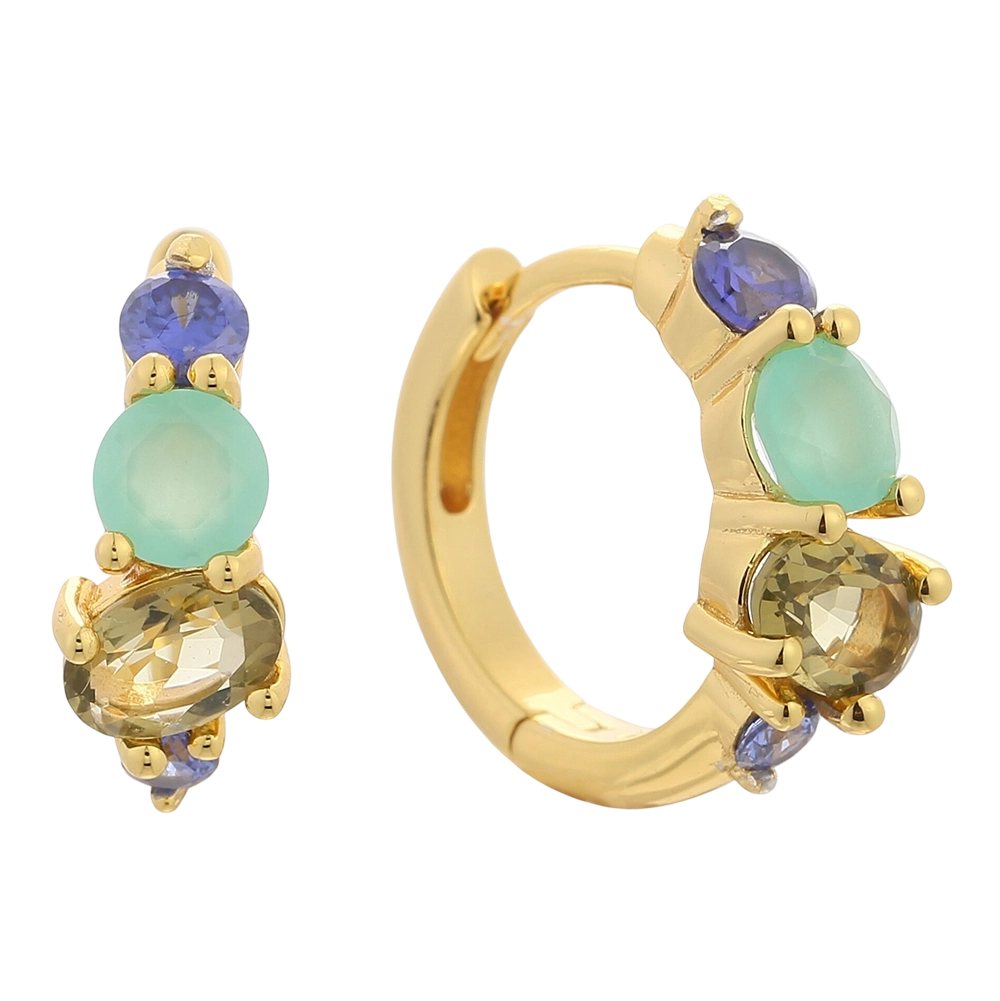 E08543-239 Orecchino in argento sterling 925 con zirconi cubici