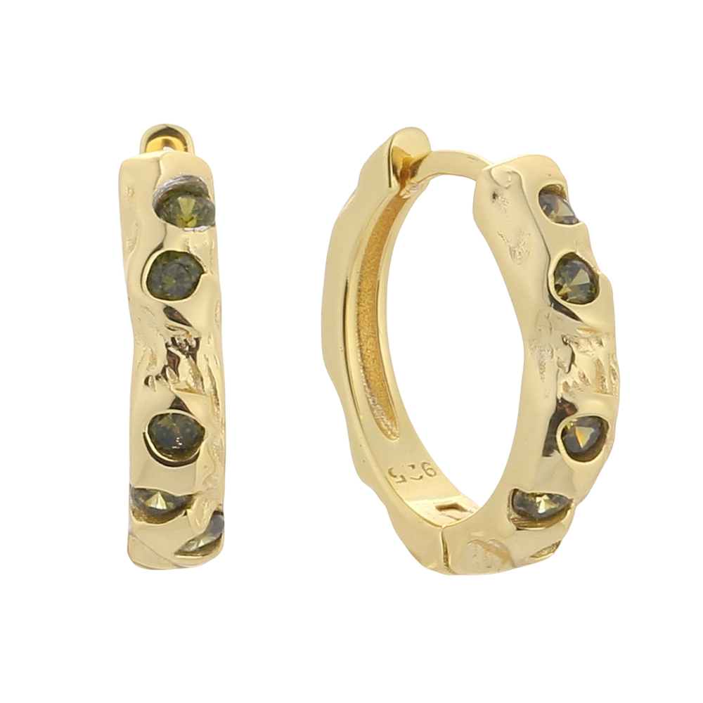 Orecchino in argento sterling 925 con zirconi cubici E08728