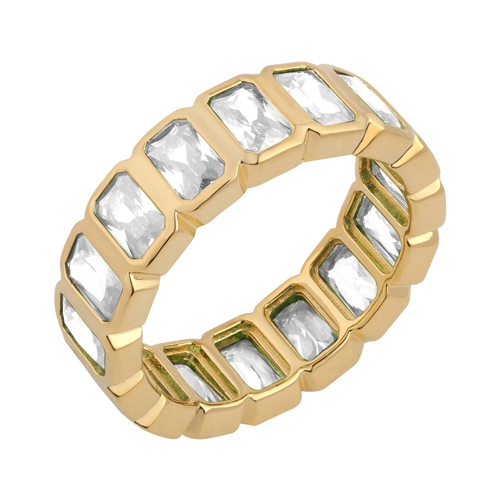 Anello R02802 in argento sterling 925 con zirconi cubici