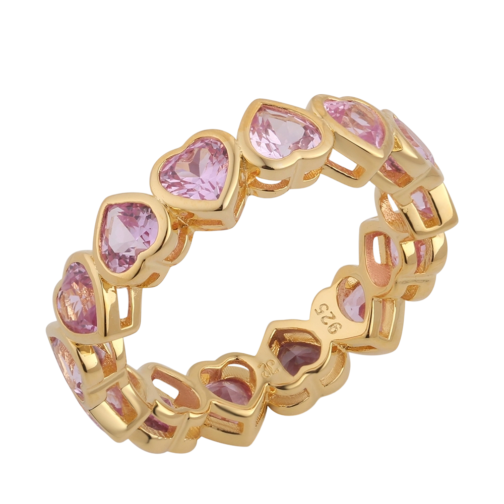 Anello R03230 in argento sterling 925 con zirconi cubici