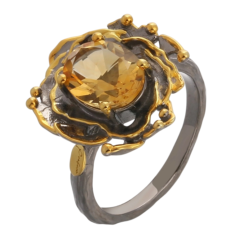 Anello Critine in argento sterling 925, realizzato a mano (YR03635).