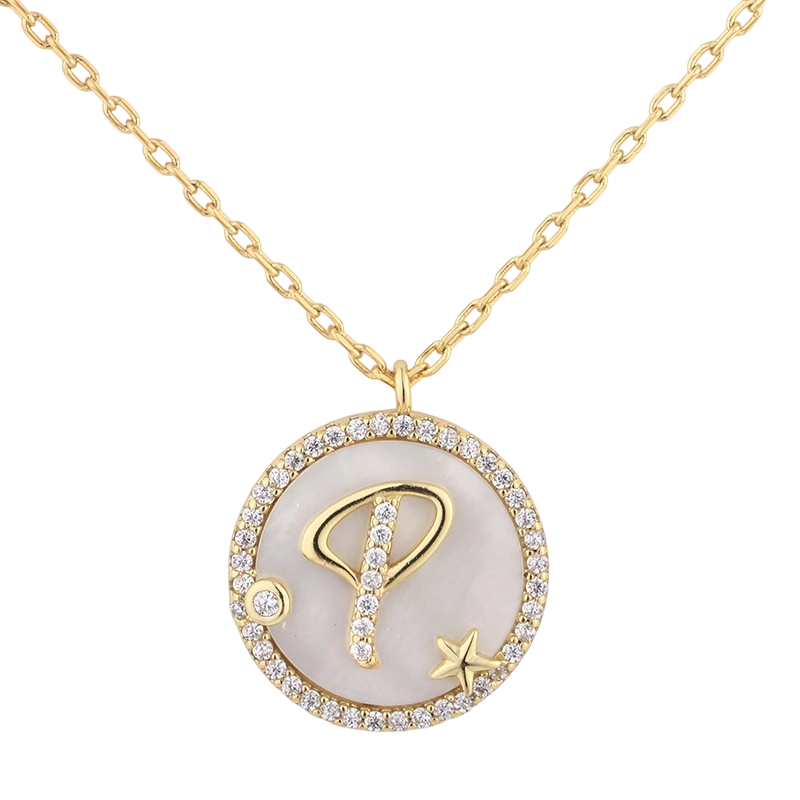 Collana in madreperla d'argento sterling 925