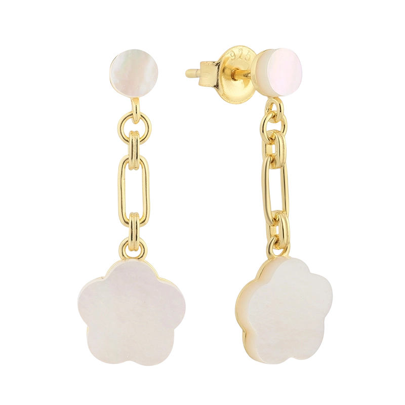 Orecchino in madreperla in argento sterling 925 PLE07845